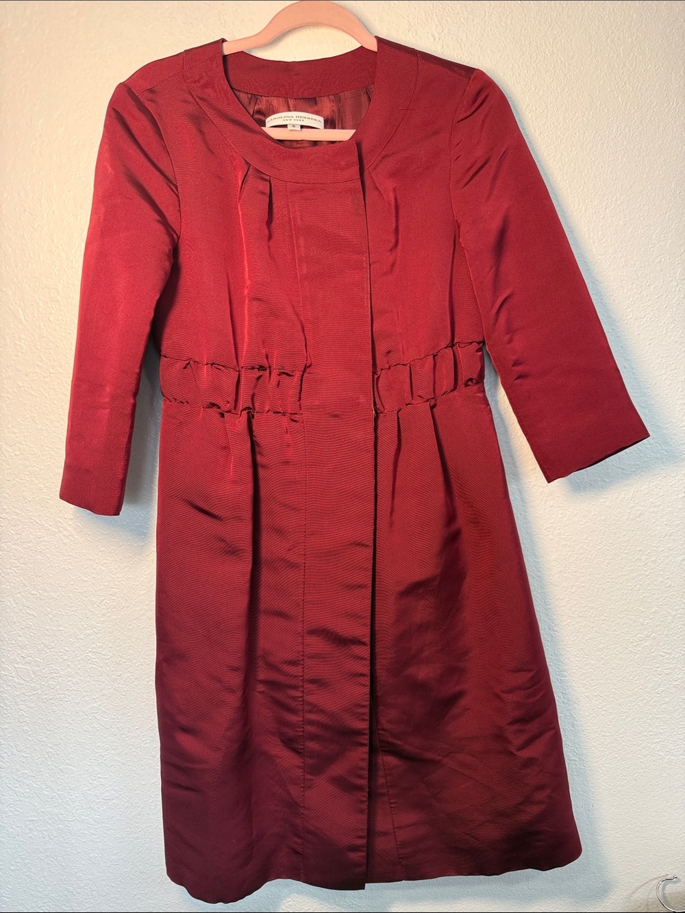 Carolina Herrera Red Coat
